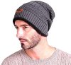 Foxston Winter Cap & Neck Scarf With Beanie Cap With Neck Warmer For Men & Women,Thick Fluffy Woolen Cap,Warm Neck And Cap Set(Pack Of 01)