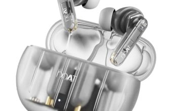 Boat Airdopes 191 Anc, 32Db Anc, Ambient Mode, 60Hrs Battery, 4Mics Enx, In-Ear Detection, Iwp Tech, Fast Charge, V5.3 Bluetooth Earbuds, Tws Ear Buds Wireless Earphones With Mic (Pellucid White)