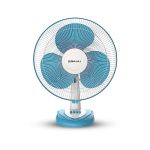 Bajaj Frore Neo Table Fan 400 MM | Table Fans For Home & Office | Aerodynamically Balanced Blades | 100% Copper Motor | High Air Delivery | 3-Speed Control | 2-Yr Warranty 【Blue】