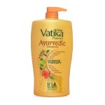 Dabur Vatika Ayurvedic Shampoo – 1 L | For Strong & Healthy Hair | No Parabens | For All Hair Types | Power of Dus Poshan for 10 Hair Problems
