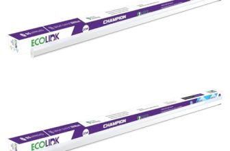Ecolink 20W Led Batten/Tubelight | Champion Compact 4-Ft Led Batten For Living Room & Bedroom | Cool White,Pack Of 2