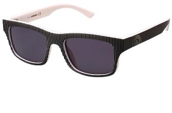 Diesel Solid Square Unisex Non-Polarized Sunglasses -(Dl5034 005 52 S |52| Grey Color Lens), Small