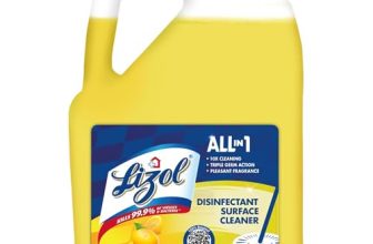 Lizol Disinfectant Surface Cleaner, Citrus – 5 L
