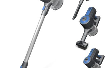 AGARO Elegant Stick Vacuum Cleaner, Dry Vacuuming, 2 Suction Modes Hand-held Vacuum Cleaner(Black, Blue)
