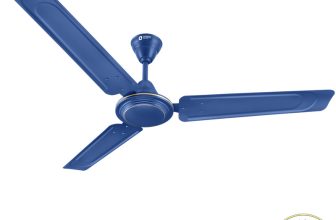 Orient Electric Ujala Air�| Rust Resistant | Heavy Motor | BEE-1 Star Rated | Superior Air Flow with 2 Year Warranty Energy Saving 1200 mm Ceiling Fan(1 Star | Blue | Pack of 1)