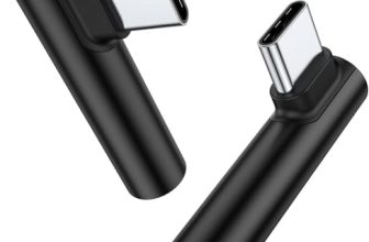 One Plus Original C to 3.5mm Audio Adapter (Pack of 2) | Type-C to AUX Headphone Jack Dongle with DAC Chip | Right-Angle Connector | Compatible with Mi, iQOO, Vivo, iPad Pro & Type-C Devices – Black